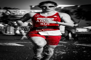 Triathletin Kaidi Kivioja bricht Estnischen Rekord beim Debüt im Ironman