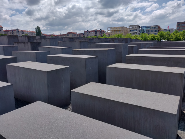 Betongedenkstätte für die ermordeten Juden Europas in Berlin